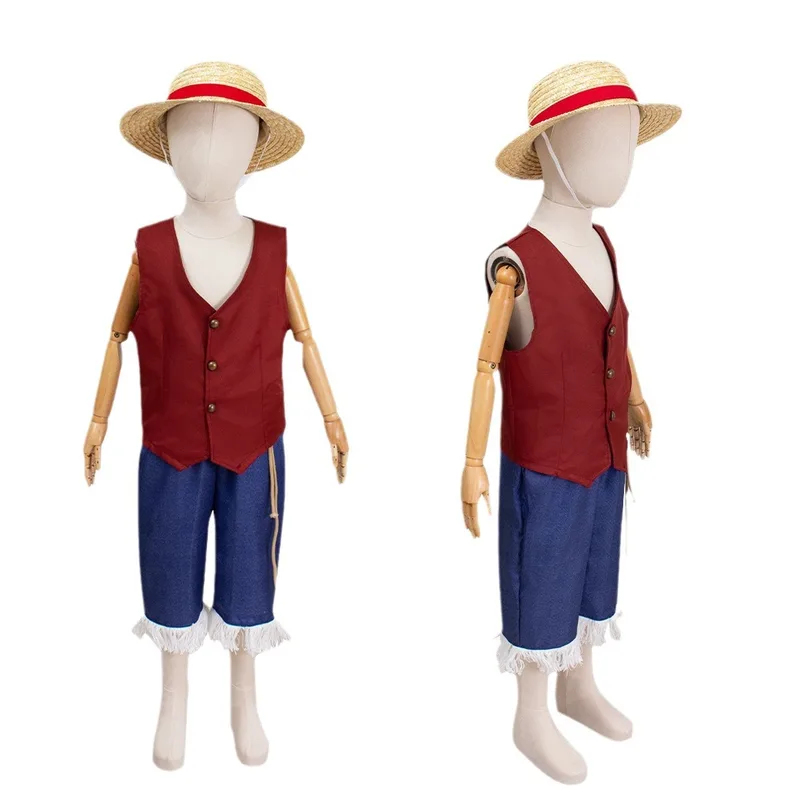 ▶❤Movie Luffy Cosplay Costume  - Japanese Lifestyle recension och pris