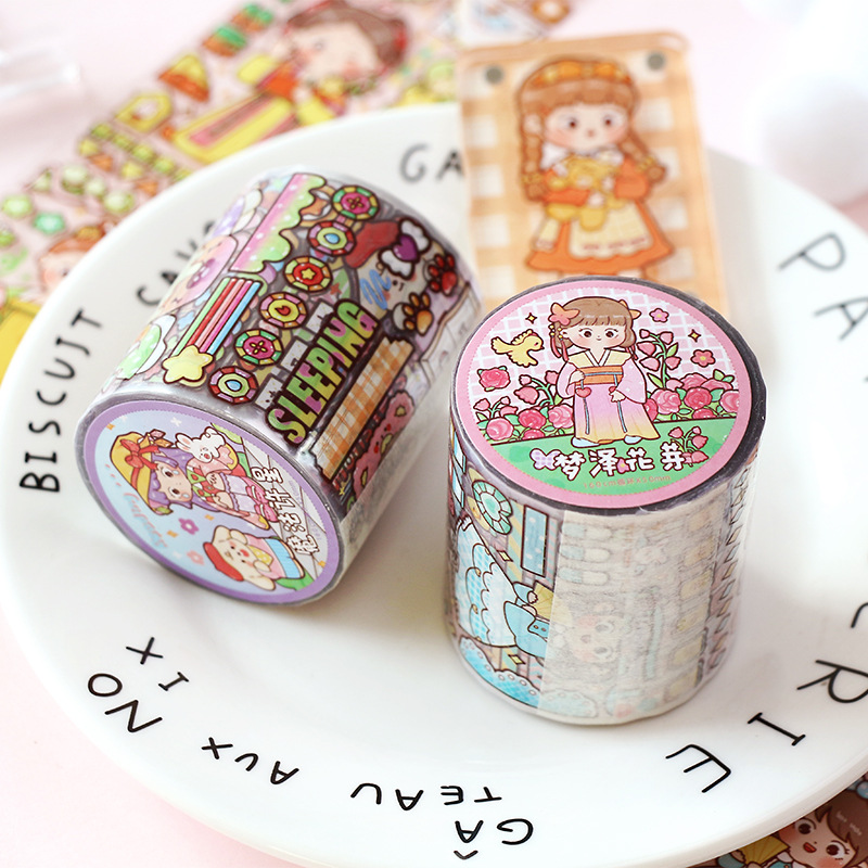 TIANZI 50mmx5m Scrapbooking St - Japanese Girl Lifestyle recension och pris