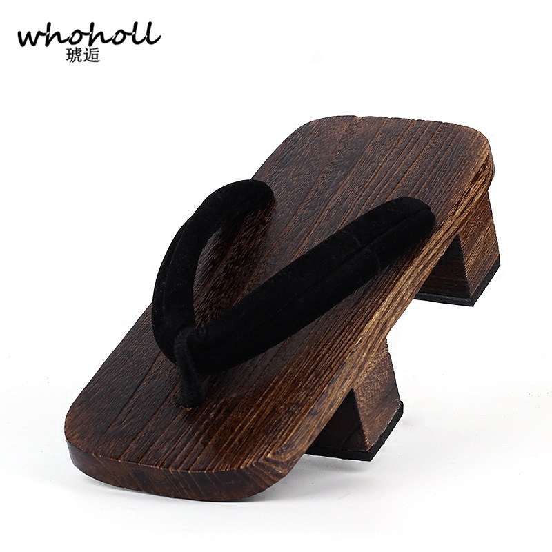 WHOHOLL Geta Two-toothed Sanda - Geta Wooden Sandal recension och pris