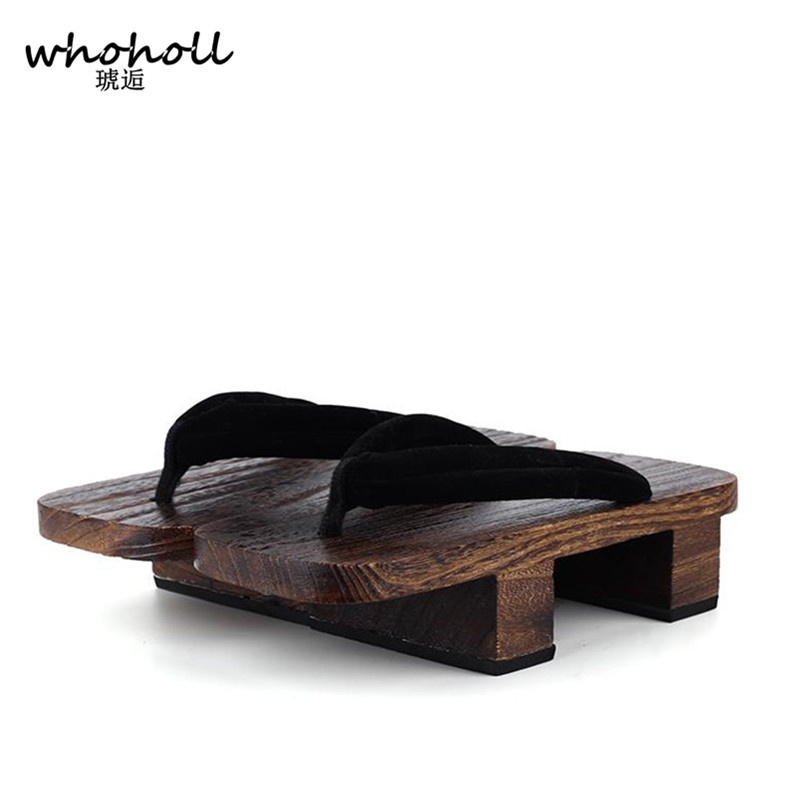 WHOHOLL Geta Two-toothed Sanda - Geta Wooden Sandal recension och pris