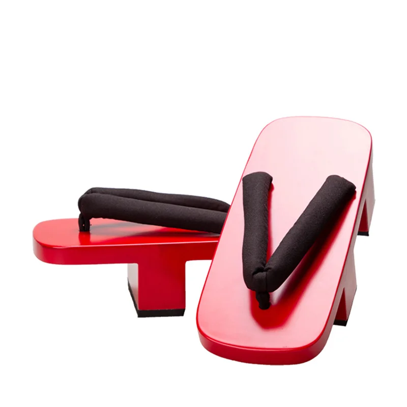 Women's Cosplay Shoes Red Pain - Geta Wooden Sandal recension och pris