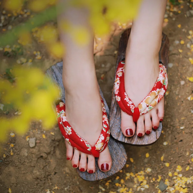 Women's Cosplay Shoes Double H - Geta Wooden Sandal recension och pris