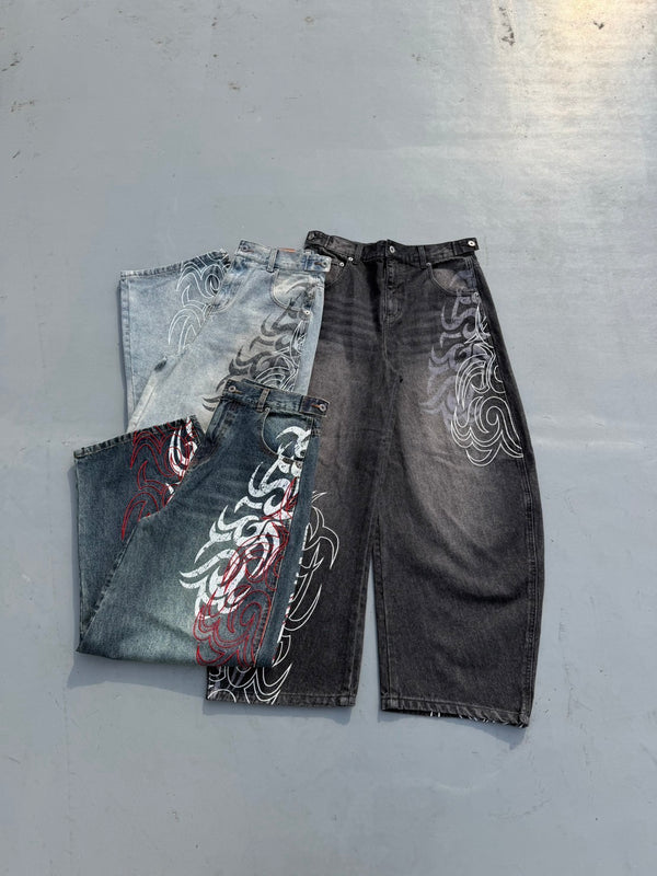 Harajuku Gothic Y2K Denim Pant - Japanese Lifestyle Goods recension och pris