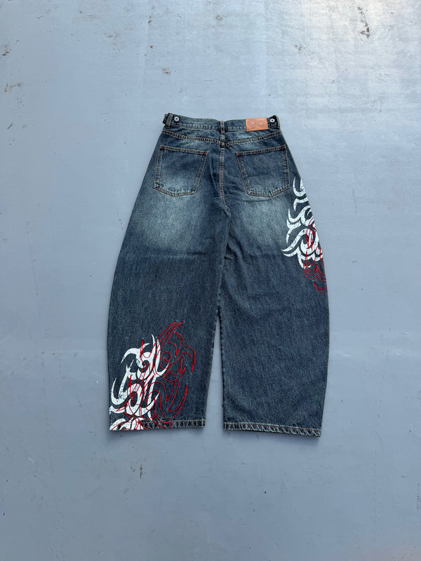 Harajuku Gothic Y2K Denim Pant - Japanese Lifestyle Goods recension och pris