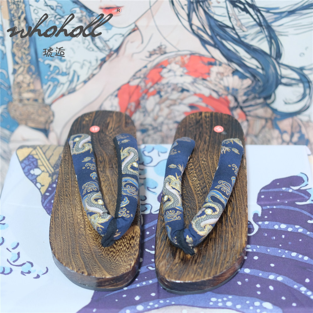 Man Wooden Clogs Slippers Wome - Geta Wooden Sandal recension och pris