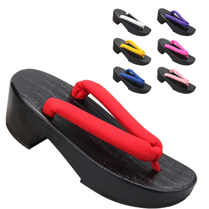 Women's Black Crescent Moon Sh - Geta Wooden Sandal recension och pris