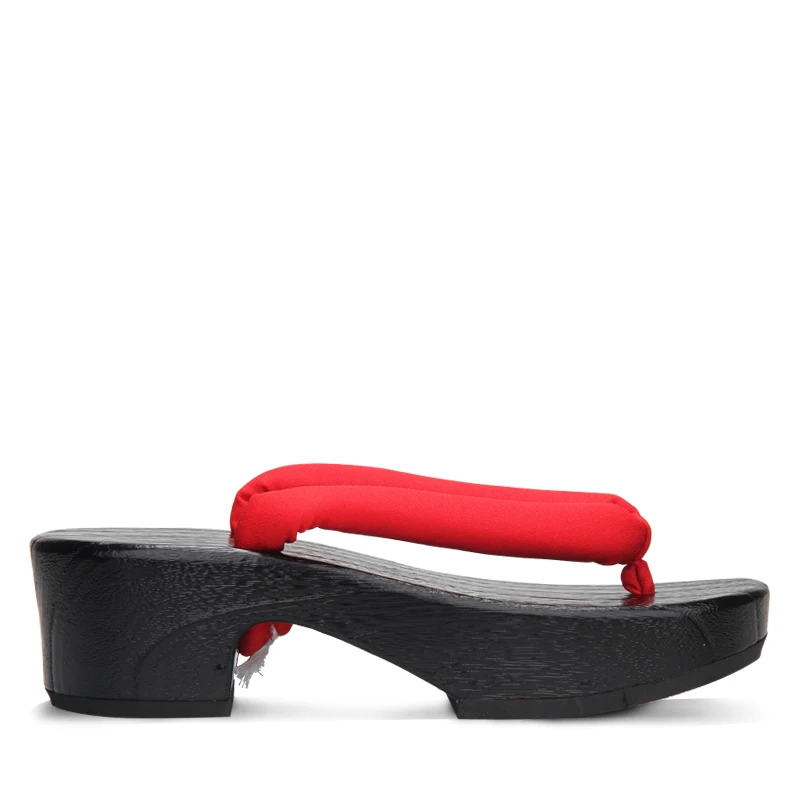 Women's Black Crescent Moon Sh - Geta Wooden Sandal recension och pris