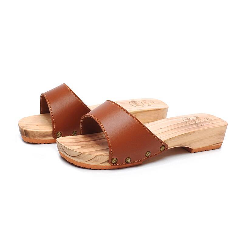 Women Wooden Slippers Summer J - Geta Wooden Sandal recension och pris
