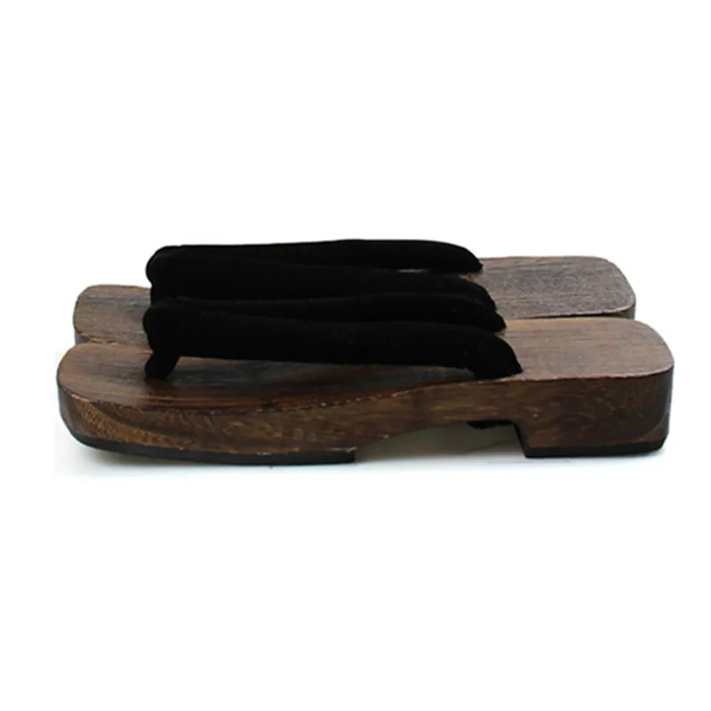 Men's Charcoal Cosplay Wood Su - Geta Wooden Sandal recension och pris